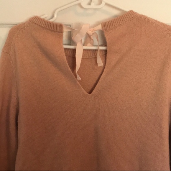 Theory Cashmere Sweater (CL04), Pretty Pale Pink, Medium - Picture 3 of 5